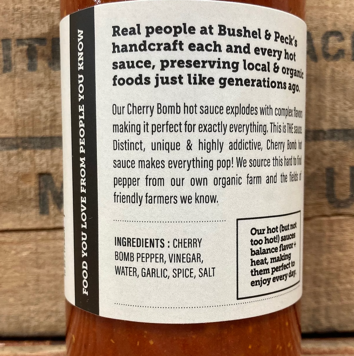 Cherry Bomb Hot Sauce 10 ounce Bottle - the BIG bomb - Our Best Seller