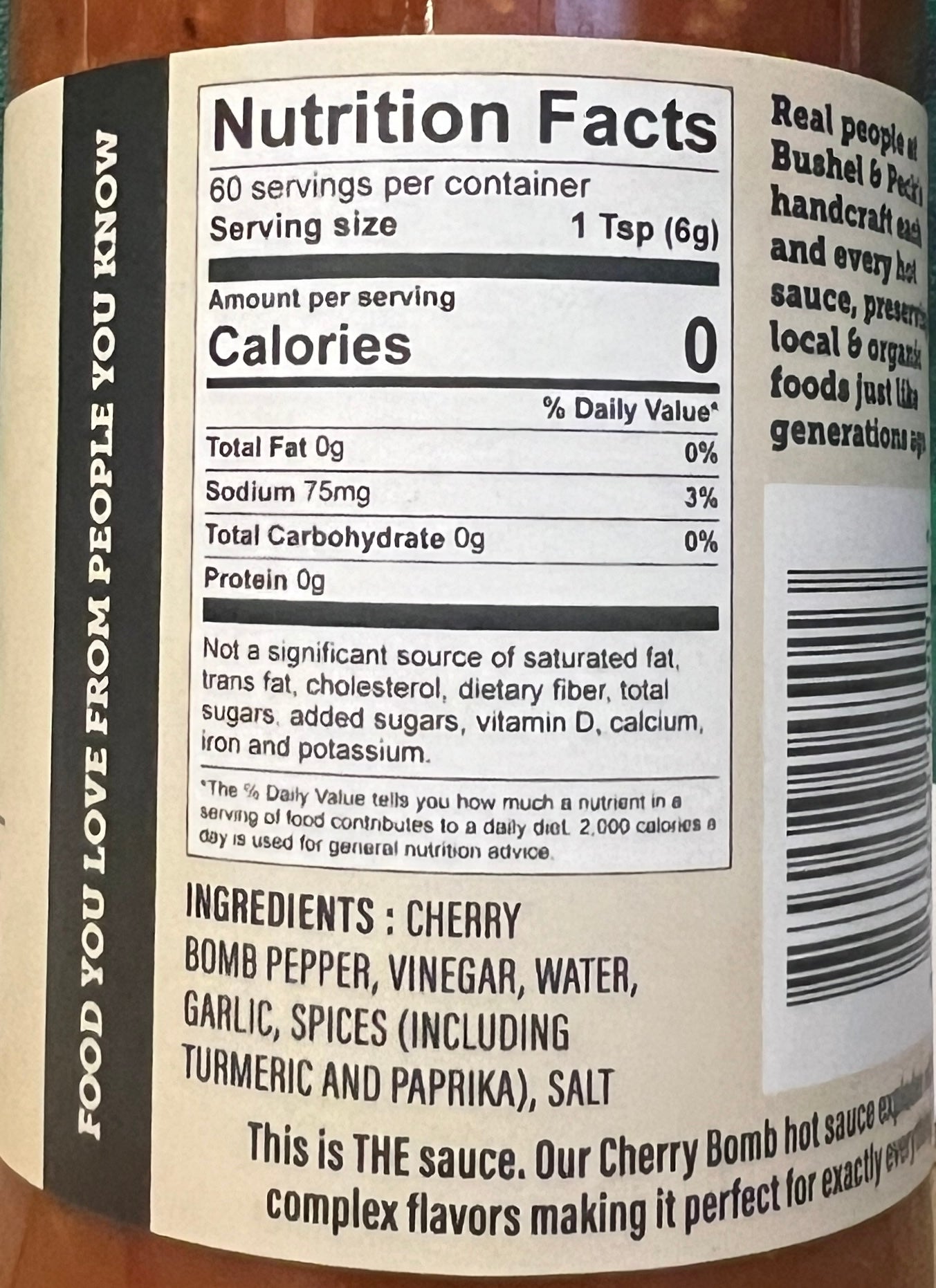 Cherry Bomb Hot Sauce 10 ounce Bottle - the BIG bomb - Our Best Seller