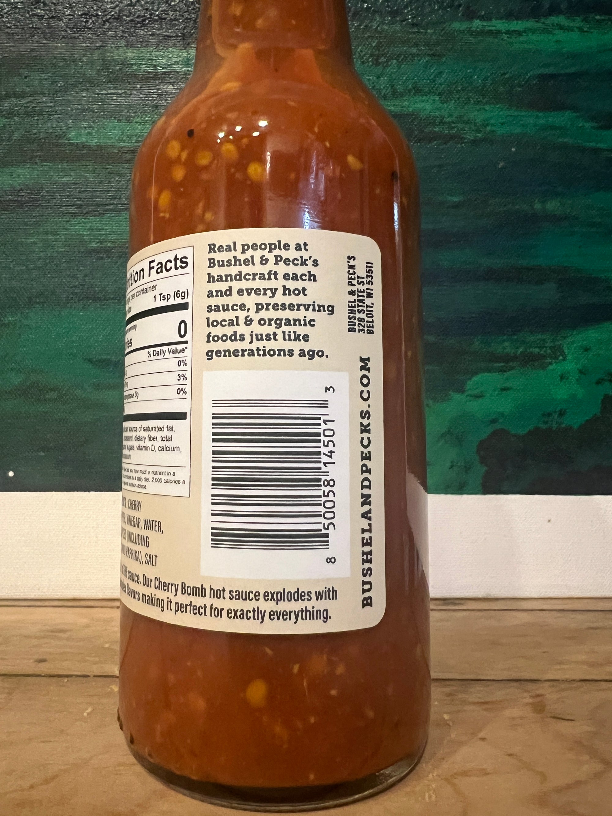Cherry Bomb Hot Sauce 10 ounce Bottle - the BIG bomb - Our Best Seller