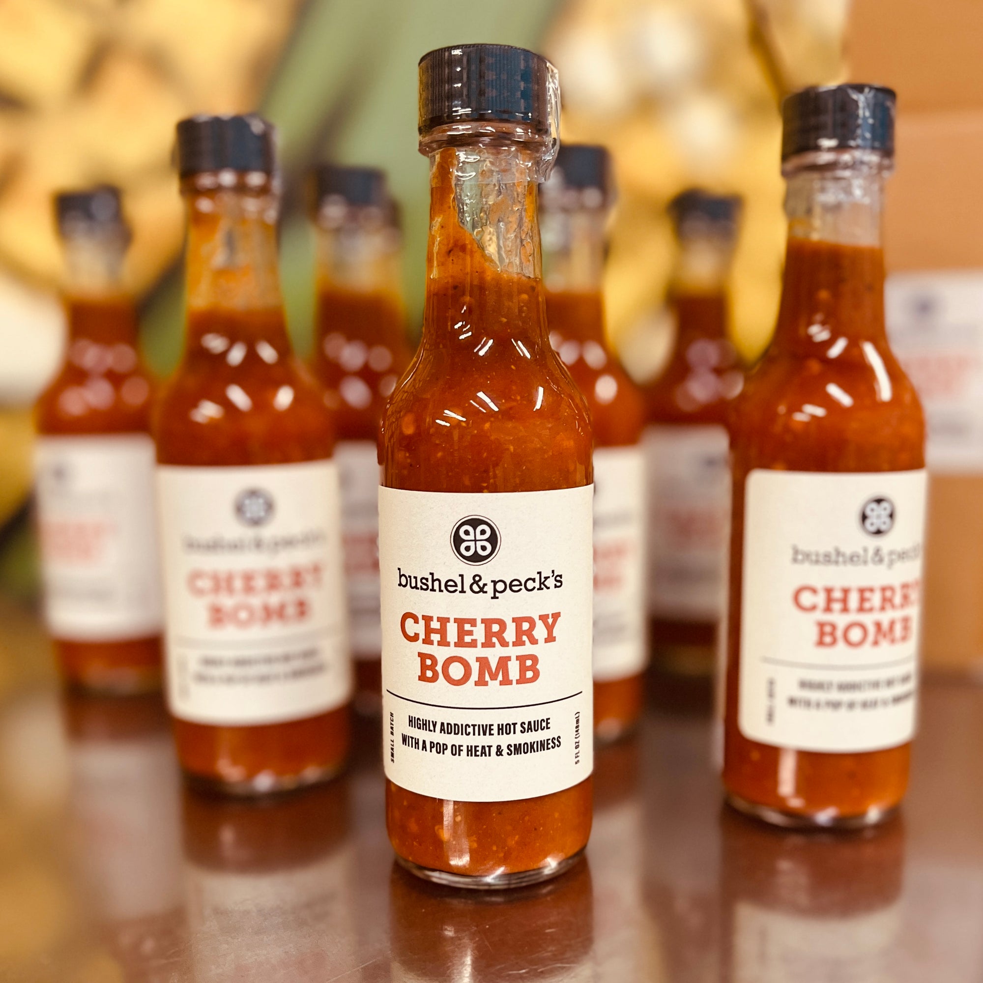 A full case of Cherry Bomb Hot Sauce - Our Best Seller - Case of 12