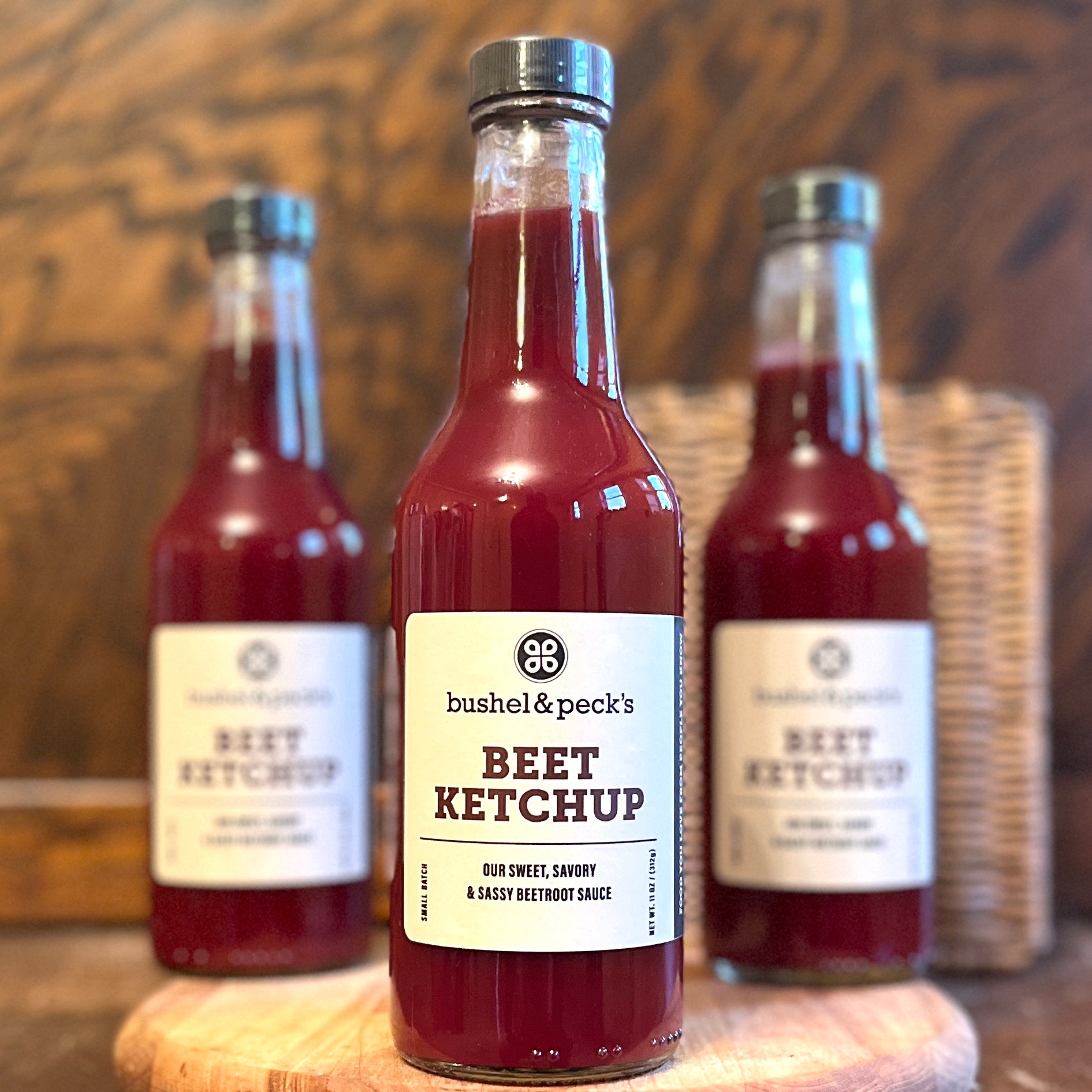 B&P's Beet Ketchup: A Beet Lover's Dream! Three Bottles