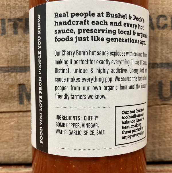 Cherry Bomb Hot Sauce - Our Best Seller - bushelandpecks