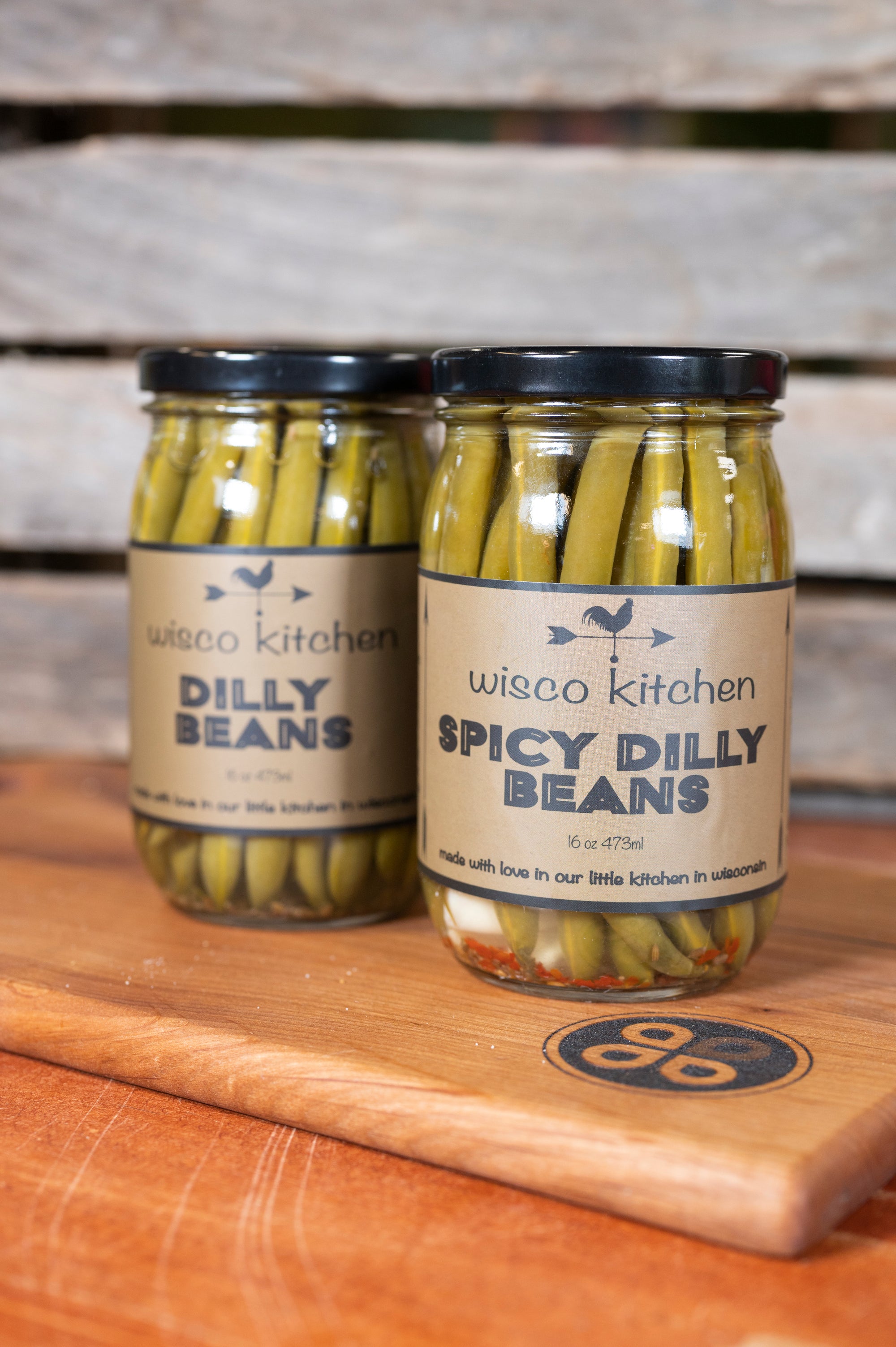 Wisconsin's Favorite Pickle: Dilly Beans!- Three Jars