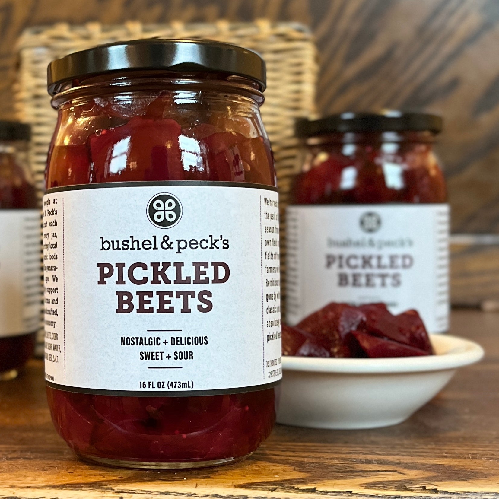 B&P's Small Batch Handmade Pickled Beets - Three Jars