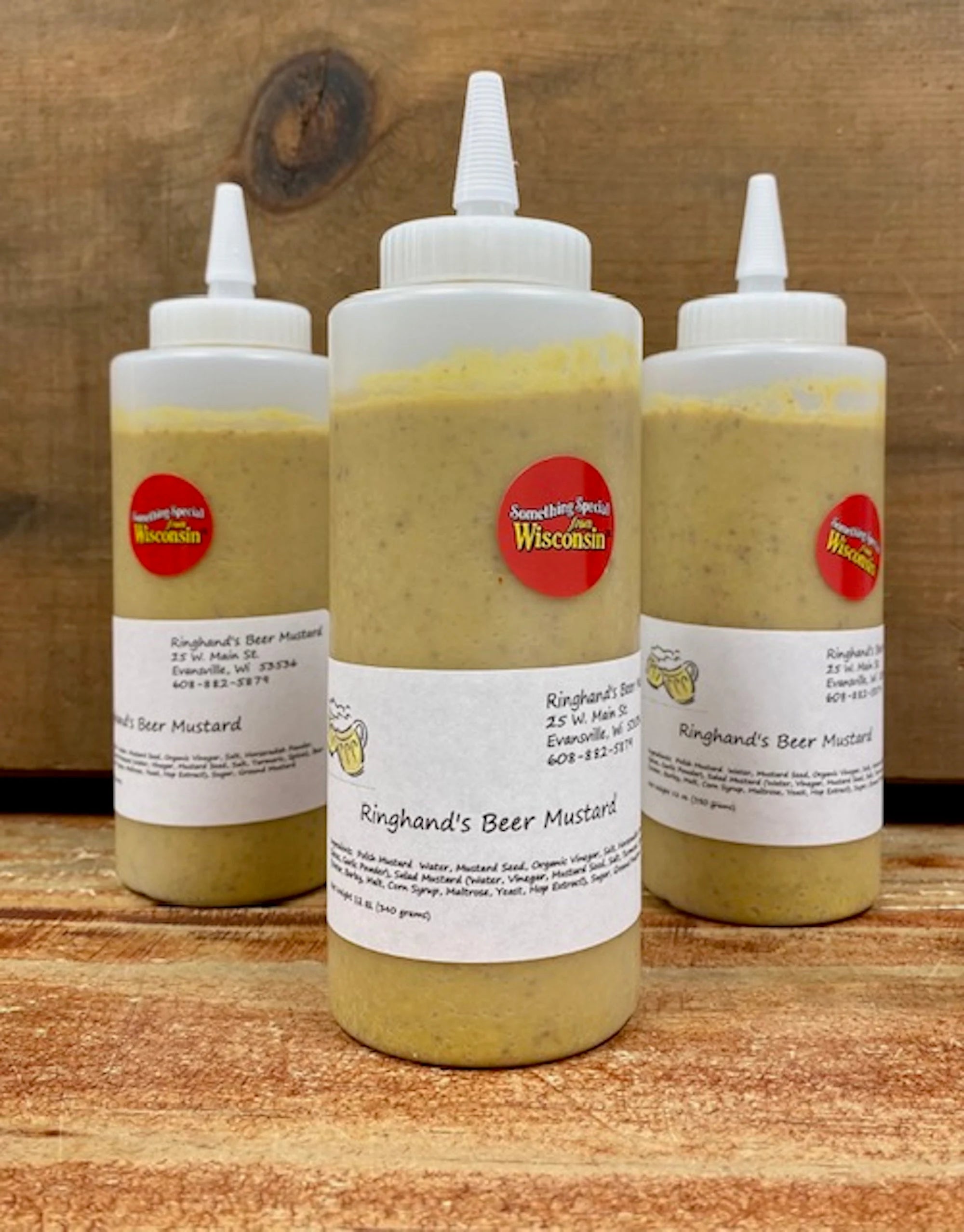 Ringhand's Beer Mustard THREE PACK