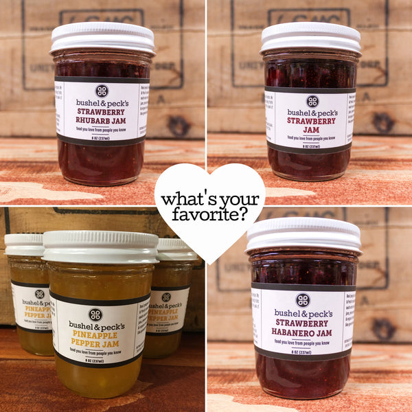 Three Pack of B&P Jam - Custom Selection - bushelandpecks