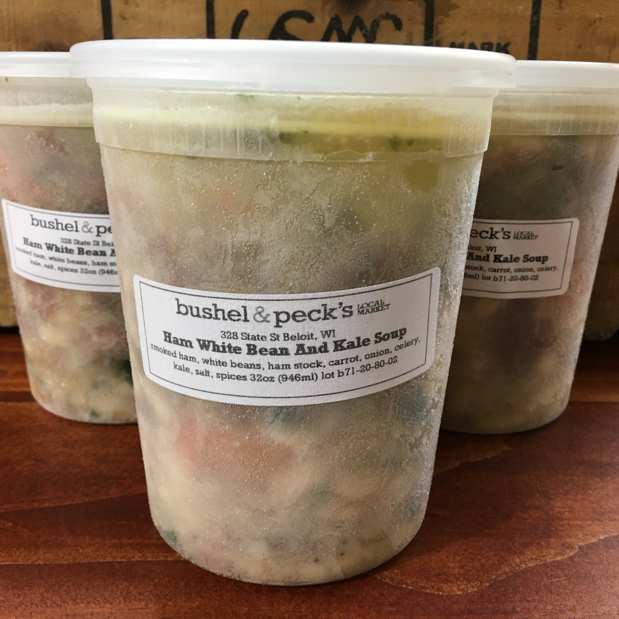 Soups - Meat Varieties - Frozen Quart Made By Bushel & Peck's