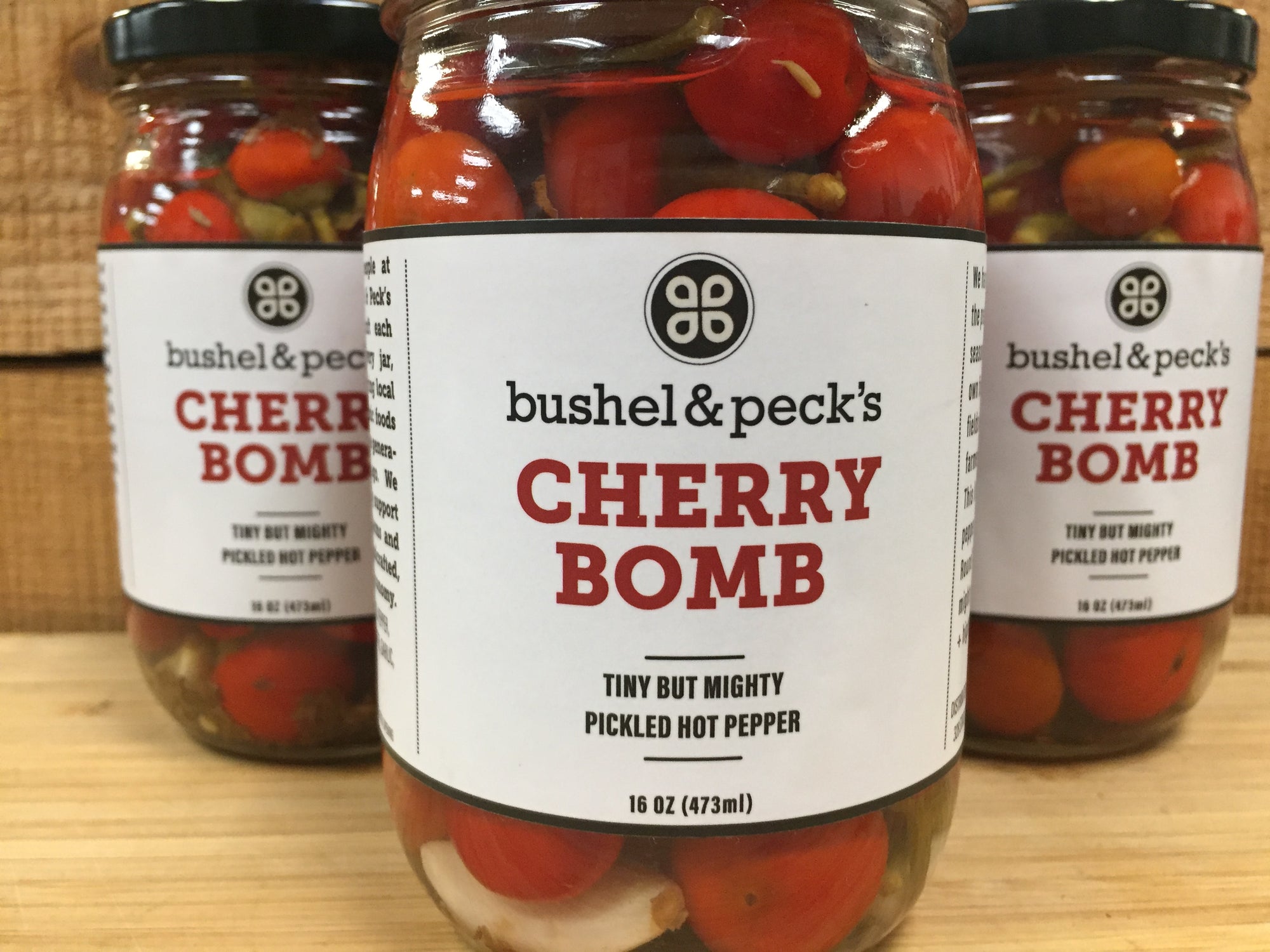 Pickled Cherry Bomb Pepper 16 oz