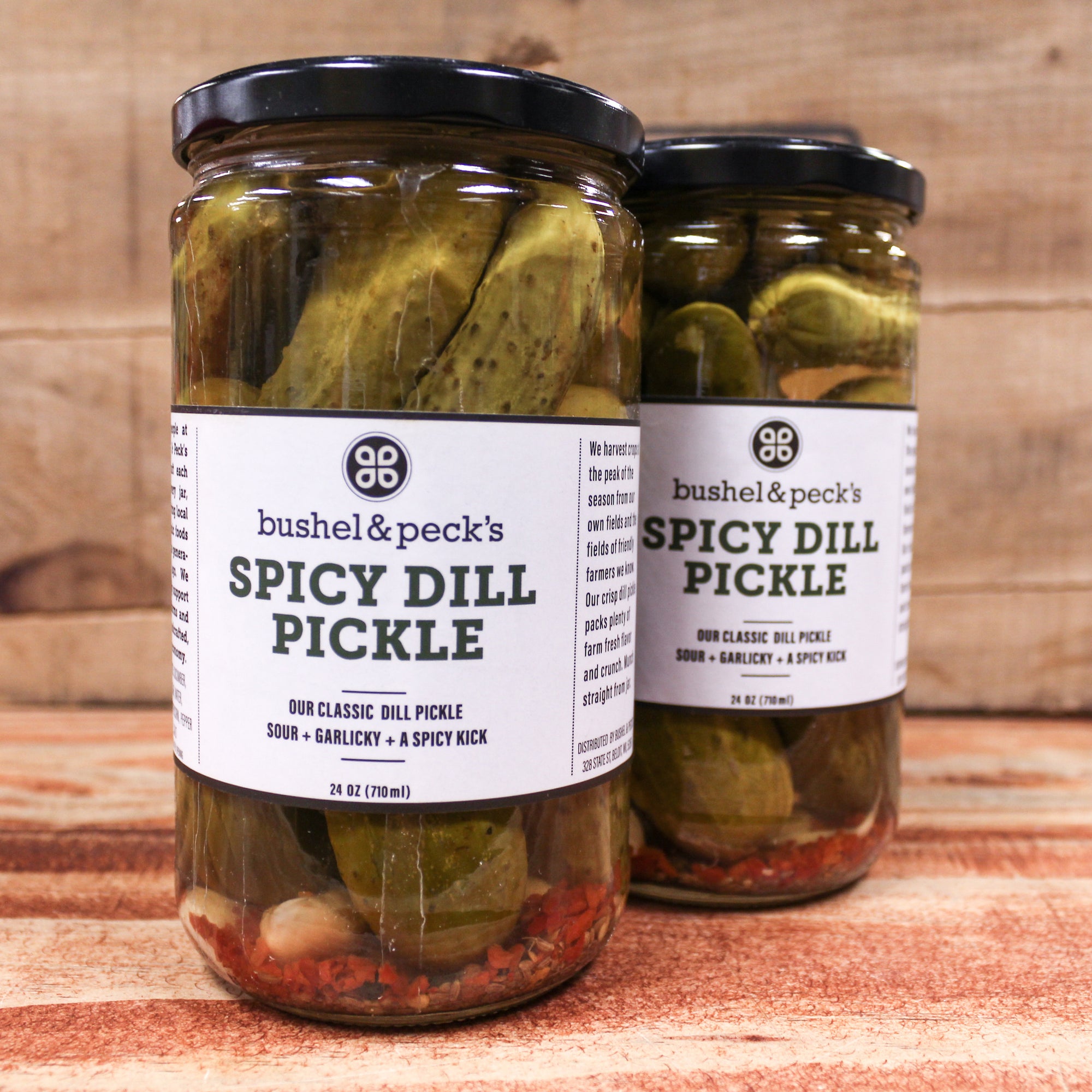 Whole Dill Pickles ~ Plain or Spicy Two Jars