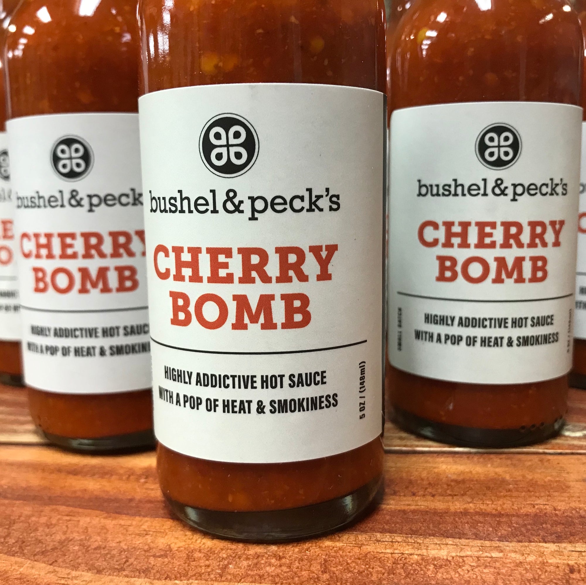 A full case of Cherry Bomb Hot Sauce - Our Best Seller - Case of 12